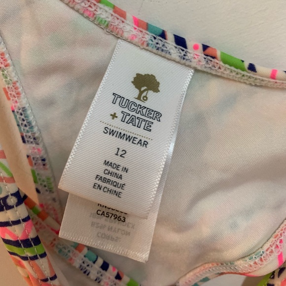 Tucker + Tate Open Back Girls bathing suit - Picture 4 of 4